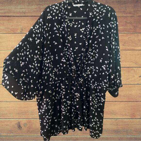 DR2 Daniel Rainn plus size kimono style blouse - Picture 5 of 8